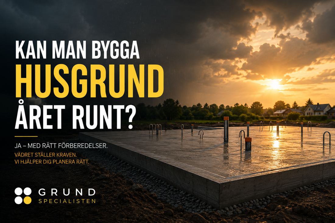 Kan man bygga husgrund året runt?